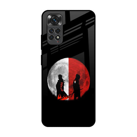 Anime Red Moon Redmi Note 11 Glass Back Cover Online