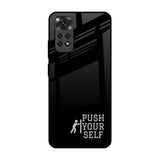 Push Your Self Redmi Note 11 Glass Back Cover Online