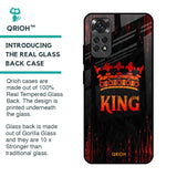 Royal King Glass Case for Redmi Note 11