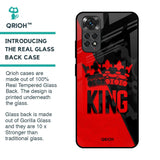 I Am A King Glass Case for Redmi Note 11