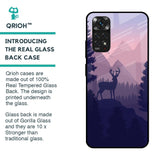 Deer In Night Glass Case For Redmi Note 11