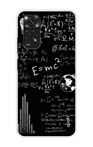 Equation Doodle Redmi Note 11 Back Cover