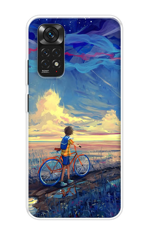Riding Bicycle to Dreamland Redmi Note 11 Back Cover