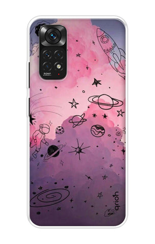 Space Doodles Art Redmi Note 11 Back Cover