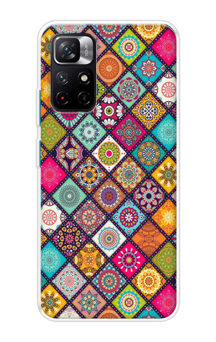 Multicolor Mandala Redmi Note 11T 5G Back Cover