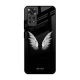 White Angel Wings Redmi Note 11S Glass Back Cover Online