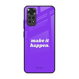 Make it Happen Redmi Note 11S Glass Back Cover Online