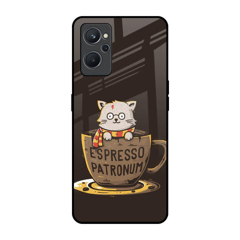Tea With Kitty Realme 9i Glass Back Cover Online