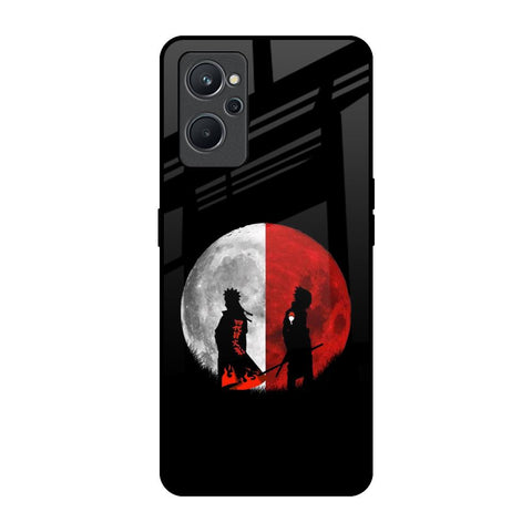 Anime Red Moon Realme 9i Glass Back Cover Online