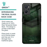 Green Leather Glass Case for Realme 9i