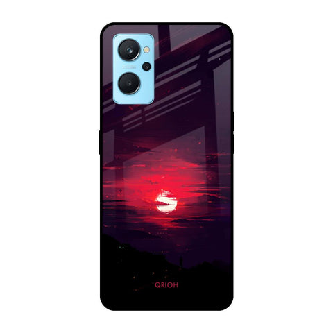 Morning Red Sky Realme 9i Glass Cases & Covers Online