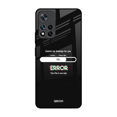 Error Mi 11i Glass Back Cover Online