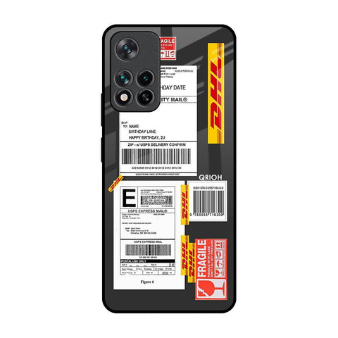 Cool Barcode Label Mi 11i Glass Back Cover Online