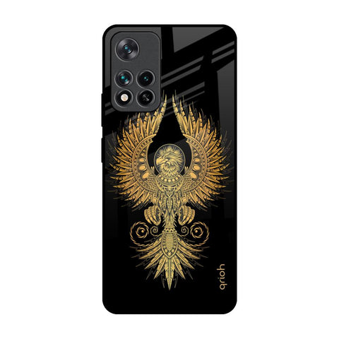 Mythical Phoenix Art Mi 11i Glass Back Cover Online