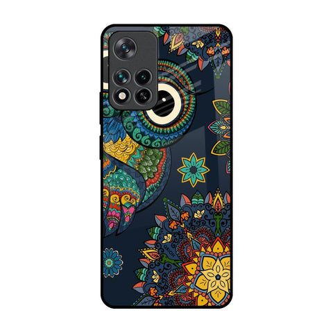 Owl Art Mi 11i Glass Back Cover Online