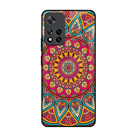 Elegant Mandala Mi 11i Glass Back Cover Online