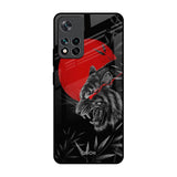 Red Moon Tiger Mi 11i Glass Back Cover Online