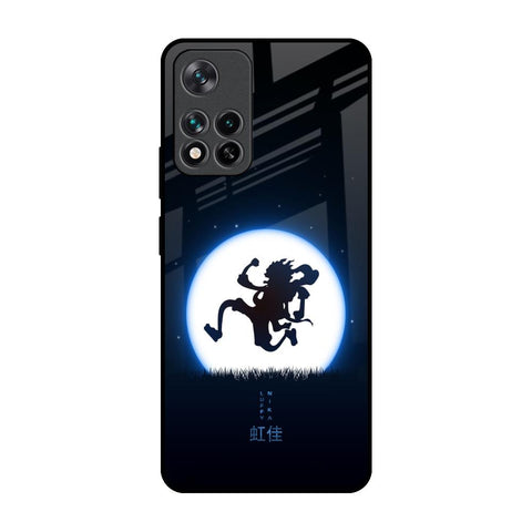 Luffy Nika Mi 11i Glass Back Cover Online