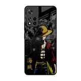 Dark Luffy Mi 11i Glass Back Cover Online