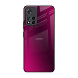 Pink Burst Mi 11i Glass Back Cover Online