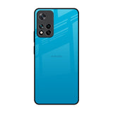 Blue Aqua Mi 11i Glass Back Cover Online