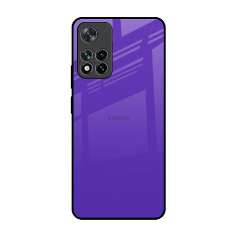 Amethyst Purple Mi 11i Glass Back Cover Online