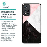 Marble Collage Art Glass Case For Mi 11i