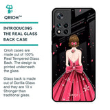 Fashion Princess Glass Case for Mi 11i