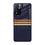 Tricolor Stripes Mi 11i Glass Cases & Covers Online