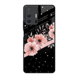 Floral Black Band Mi 11T Pro 5G Glass Back Cover Online