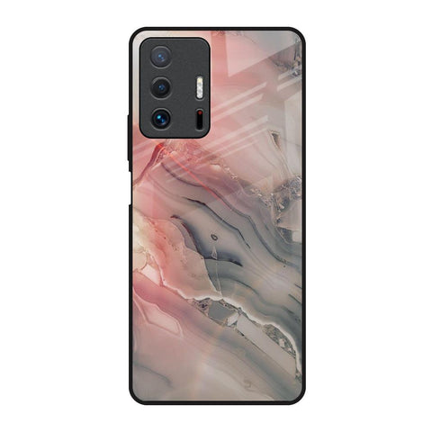 Pink And Grey Marble Mi 11T Pro 5G Glass Back Cover Online