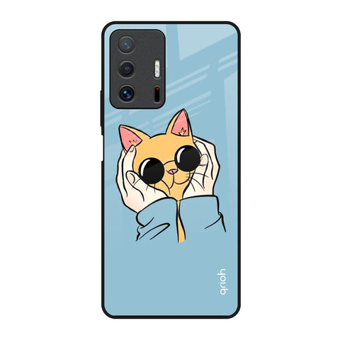 Adorable Cute Kitty Mi 11T Pro 5G Glass Back Cover Online