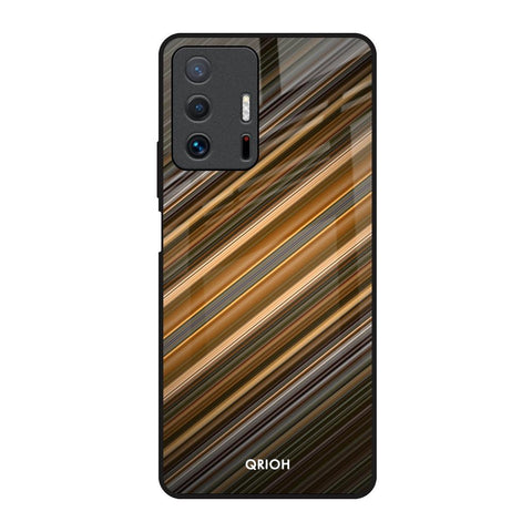 Diagonal Slash Pattern Mi 11T Pro 5G Glass Back Cover Online