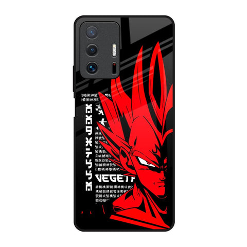 Red Vegeta Mi 11T Pro 5G Glass Back Cover Online