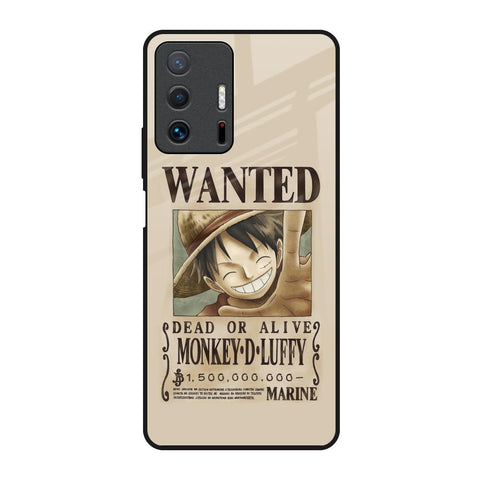 Luffy Wanted Mi 11T Pro 5G Glass Back Cover Online