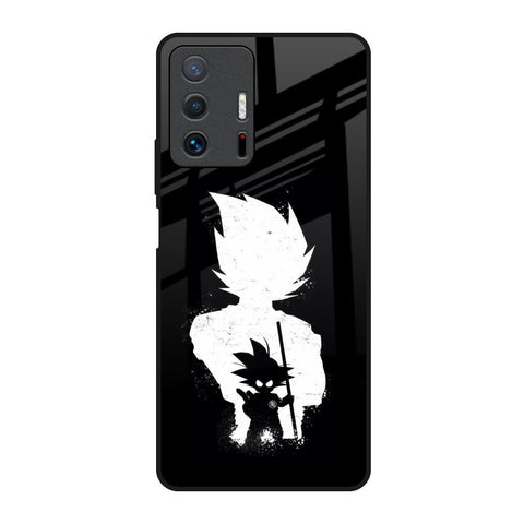 Monochrome Goku Mi 11T Pro 5G Glass Back Cover Online