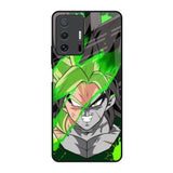 Anime Green Splash Mi 11T Pro 5G Glass Back Cover Online