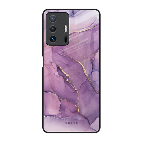 Purple Gold Marble Mi 11T Pro 5G Glass Back Cover Online