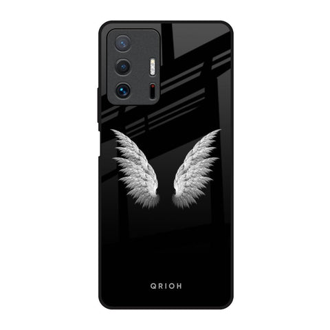 White Angel Wings Mi 11T Pro 5G Glass Back Cover Online