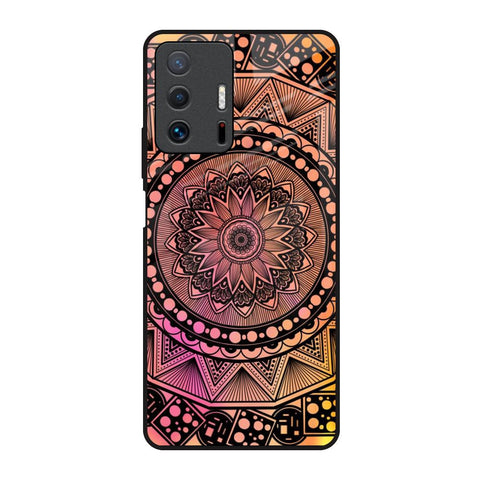 Floral Mandala Mi 11T Pro 5G Glass Back Cover Online