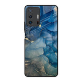 Blue Cool Marble Mi 11T Pro 5G Glass Back Cover Online