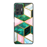 Seamless Green Marble Mi 11T Pro 5G Glass Back Cover Online