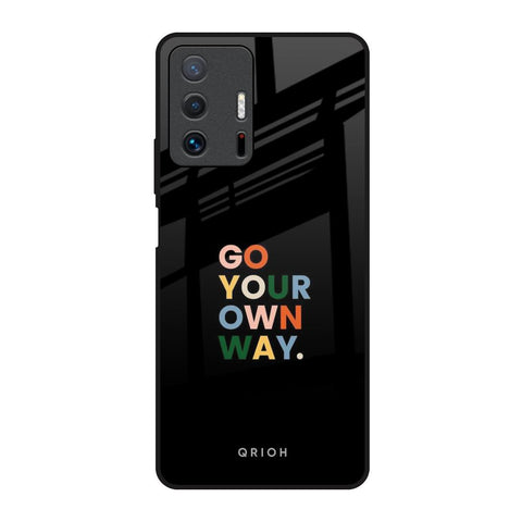 Go Your Own Way Mi 11T Pro 5G Glass Back Cover Online