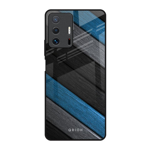 Multicolor Wooden Effect Mi 11T Pro 5G Glass Back Cover Online