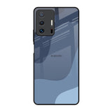 Navy Blue Ombre Mi 11T Pro 5G Glass Back Cover Online