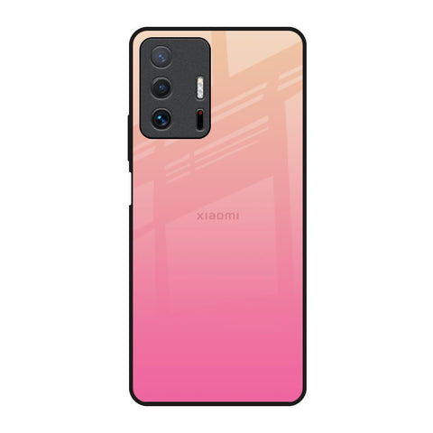 Pastel Pink Gradient Mi 11T Pro 5G Glass Back Cover Online