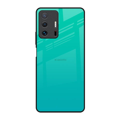 Cuba Blue Mi 11T Pro 5G Glass Back Cover Online