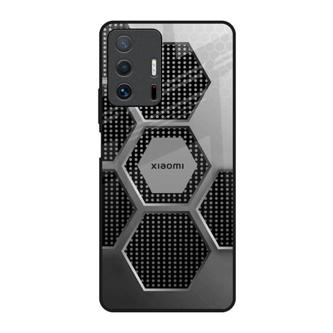 Hexagon Style Mi 11T Pro 5G Glass Back Cover Online