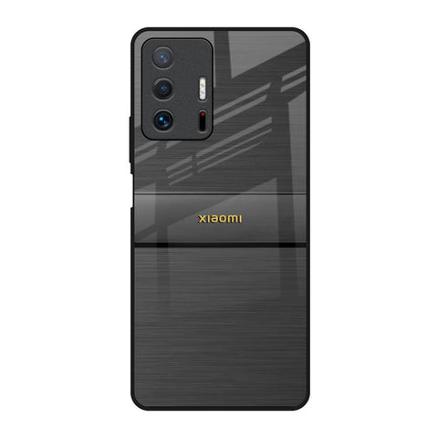 Grey Metallic Glass Mi 11T Pro 5G Glass Back Cover Online