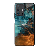 Golden Splash Mi 11T Pro 5G Glass Back Cover Online